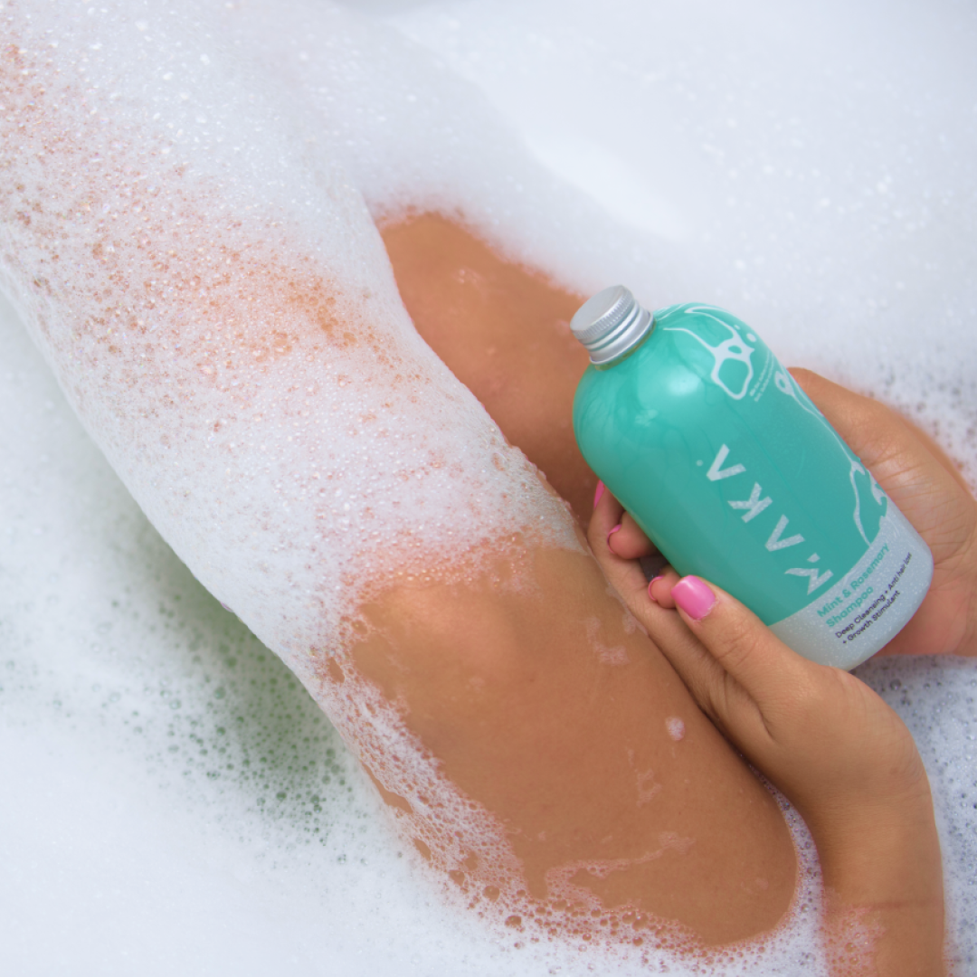 Shampoo Limpiador de Menta y Romero Control Grasa 16 Oz - MAKA CAPILAR HEALTH