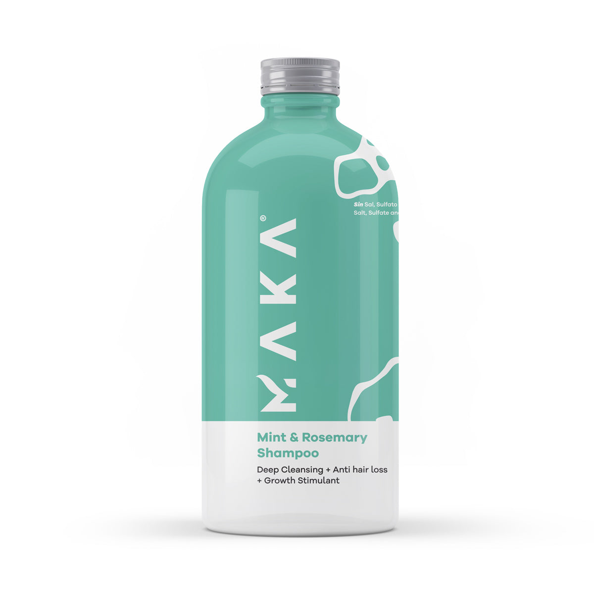 Shampoo Limpiador de Menta y Romero Control Grasa 16 Oz - MAKA CAPILAR HEALTH