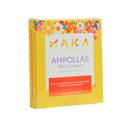 Ampolla de Miel y Yogurt, (4 unidades) – MAKA ESSENTIALS