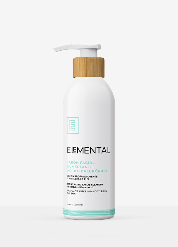 Jabón Facial Humectante Ácido Hialurónico - Elemental