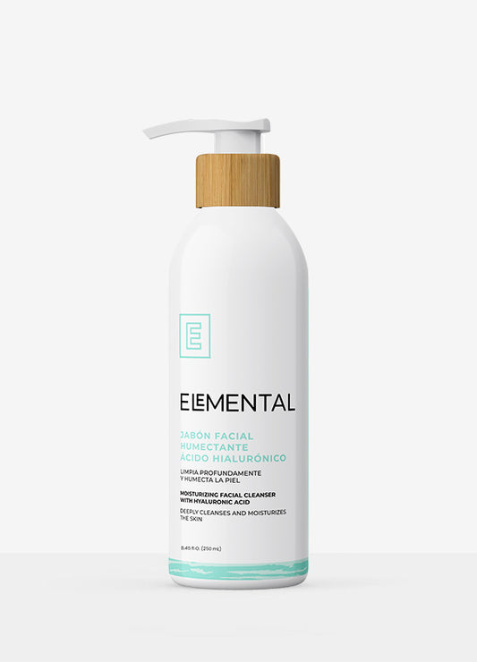 Jabón Facial Humectante Ácido Hialurónico - Elemental