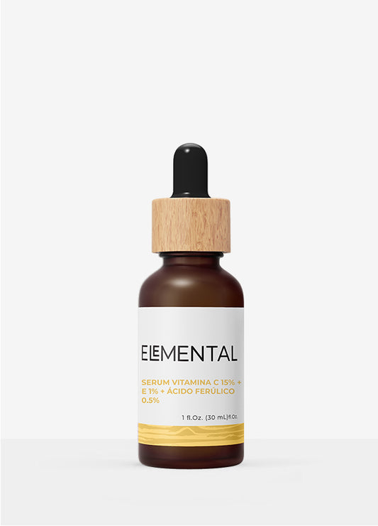 Serum Vitamina C 15% + E 1% + Ácido Ferúlico 0.5% - Elemental